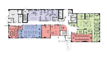 first floor plan for RMHC Dayton expansion